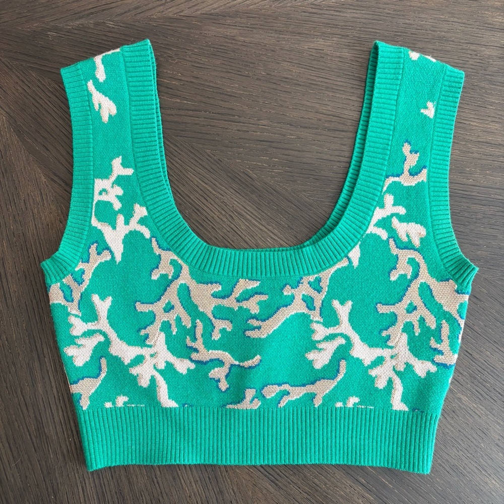 Maeve Denise Sweater Crop Top sz XS